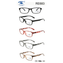 Италия Дизайнер Полные оправы Красочные очки для чтения (RE683)